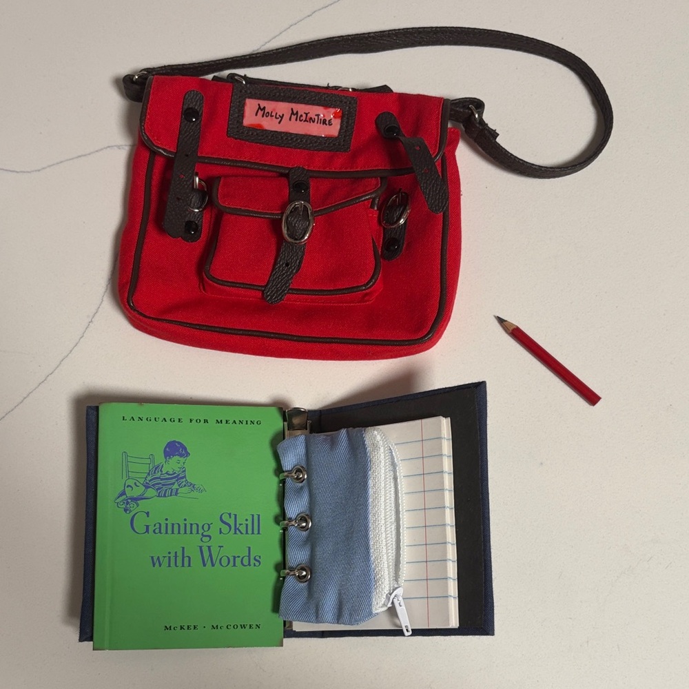 American Girl Molly School Bag